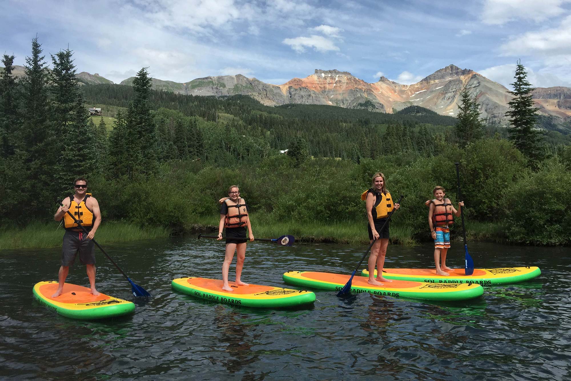 Guided Tour Ready To SUP On Trout Lake Near Telluride